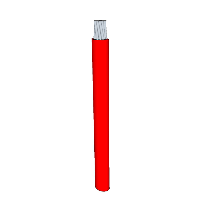 Cross-Linked Polyethylene Single Conductor Wire - 500 ft - 14 ga - Red